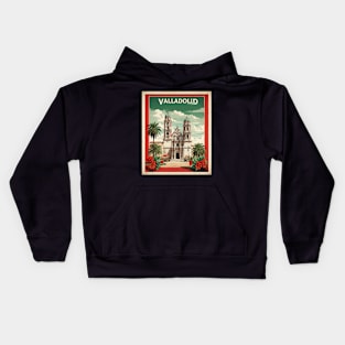 Valladolid Yucatan Mexico Vintage Poster Tourism Kids Hoodie